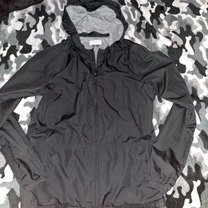 Magellan Outdoors Black Windbreaker Jacket